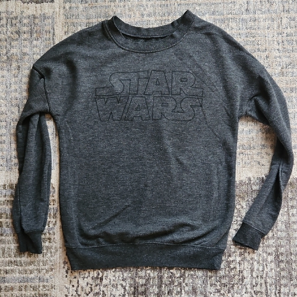 Star Wars Men's Charcoal Crewneck Sweater